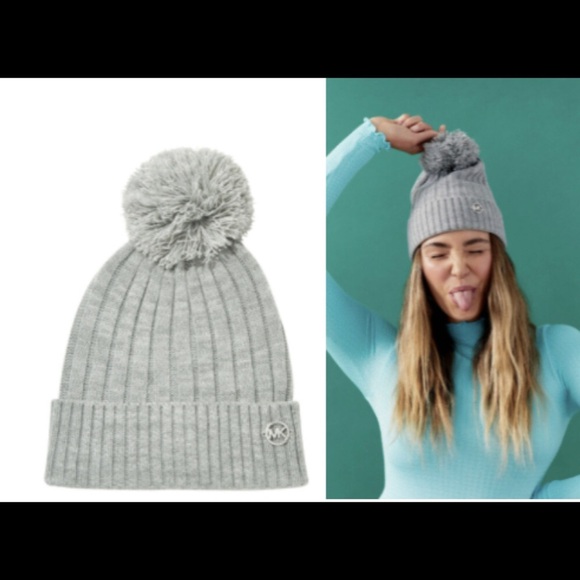 Michael Kors Beanie with Pom - Picture 1 of 8
